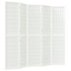 vidaXL Tilanjakaja 5 paneelia japanilaistyylinen 200x170cm valkoinen