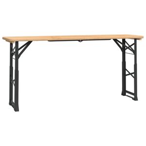 vidaXL Kokoontaitettava olutp&ouml;yt&auml; 170x50x75/105 cm t&auml;ysi kuusi