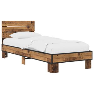 vidaXL S&auml;ngyn runko p&auml;&auml;dyll&auml; Vanha puu 80 x 200 cm Tekninen puu