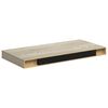 vidaXL Kelluva sein&auml;hylly tammi 50x23x3,8 cm MDF