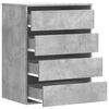 vidaXL Kulmalipasto betoninharmaa 60x41x76 cm tekninen puu