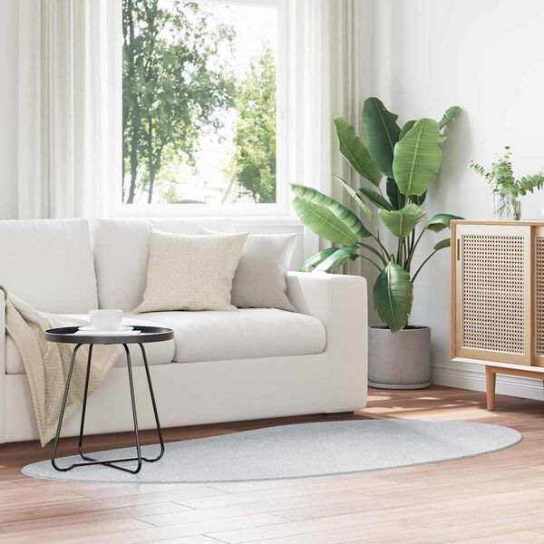 vidaXL Matto Harmaa 100 x 200 cm Polyesteri