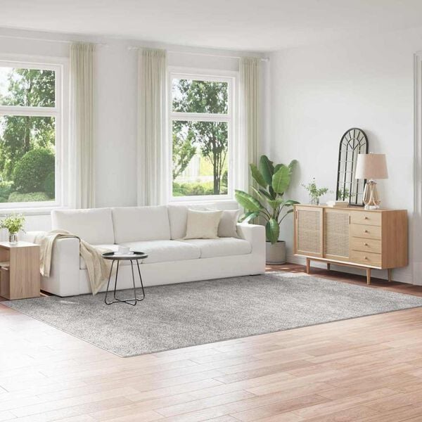 vidaXL Liukumaton Shaggy Matto Harmaa 240 x 340 cm PP