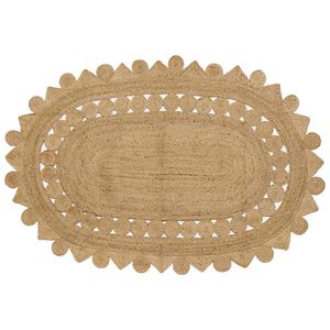 vidaXL Matto Ruskea 152 x 245 cm Juutti