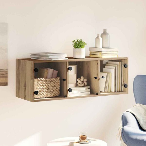 vidaXL Sein&auml;kaappi Artisan tammi 102 x 37 x 35 cm Tekninen puu