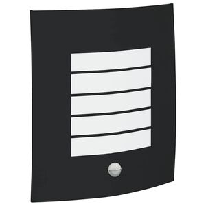 vidaXL Ulkoisen sein&auml;valon Musta 23.5 x 9 x 26 cm