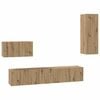 vidaXL Sein&auml; TV Kaappi 4 pcs Artisan tammi Tekninen puu