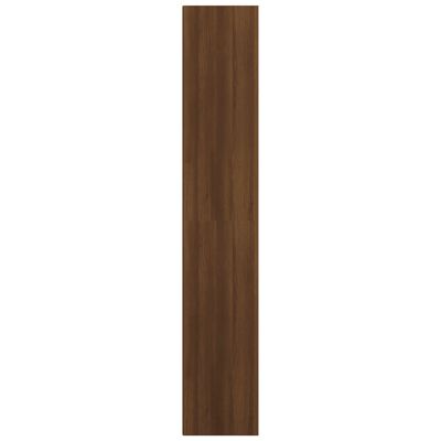 vidaXL Kirjahylly ruskea tammi 36x30x171 cm tekninen puu
