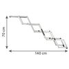 TRIXIE Kokoontaitettavat lemmikkiportaat 4 askelmaa 160x70 m alumiini