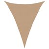 vidaXL Aurinkopurje 160 g/m&sup2; harmaanruskea 5x7x7 m HDPE