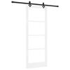 vidaXL Liukuovi ORKDAL 83 x 211 cm T&auml;ysi m&auml;nty ja lasi