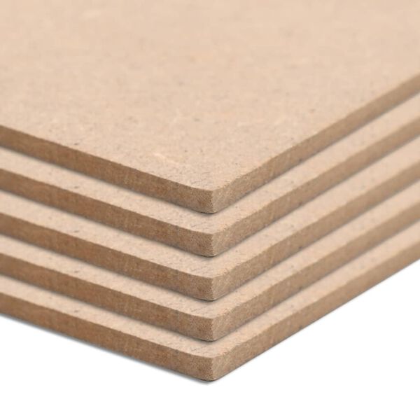 vidaXL MDF-levyt 5 kpl suorakaide 120x60 cm 2,5 mm