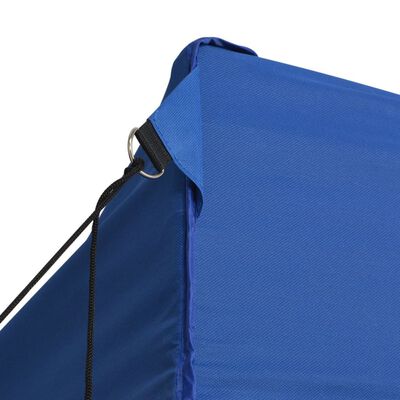 vidaXL Kokoontaittuva juhlateltta 4 sivuseinää 3x6 m teräs sininen