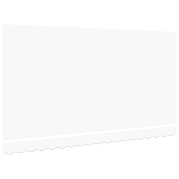 vidaXL Markiisin vaihtokangas Valkoinen 380 x 195 cm Polyesteri
