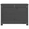 vidaXL Säilytyslaatikko harmaa 60x32x45,5 cm täysi mänty