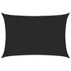 vidaXL Aurinkopurje 160 g/m&sup2; musta 4x6 m HDPE