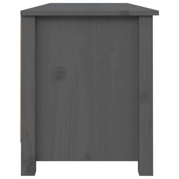 vidaXL Kenk&auml;penkki harmaa 110x38x45,5 cm t&auml;ysi m&auml;nty