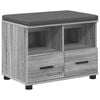 vidaXL Halli penkki Harmaa Sonoma 60 x 38 x 46 cm