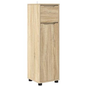 vidaXL Kylpyhuonekaappi Sonoman tammi 30,5 x 30 x 101 cm Tekninen puu