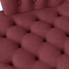 vidaXL Tuoli Viininpunainen 56,5 x 70 x 110 cm kangas