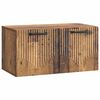vidaXL Sein&auml;lle asennettava TV-kaappi Vanha puu 59,5 x 31 x 30 cm