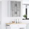 vidaXL Keitti&ouml;kaappi 2 pcs Harmaa Sonoma 60 x 31 x 40 cm Tekninen puu