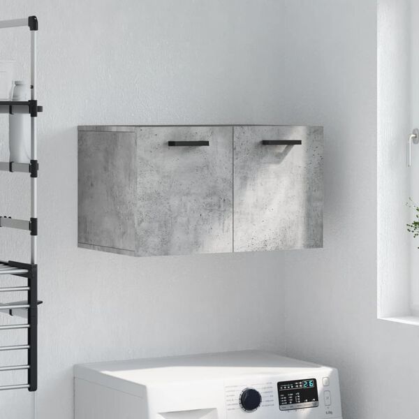 vidaXL Sein&auml;kaappi betoninharmaa 60x36,5x35 cm tekninen puu