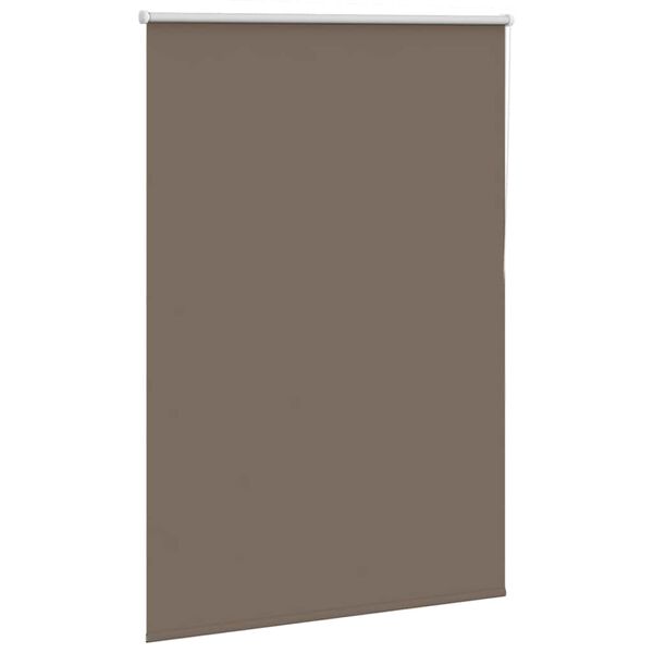 vidaXL Rullaverho Blackout kahvi 105x130 cm Kankaan leveys 100,7 cm