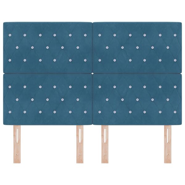 vidaXL P&auml;&auml;tylevy p&auml;&auml;tyll&auml; Tumma Sininen 144 cm Nahkavaatetus