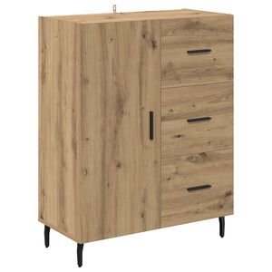 vidaXL Sivup&ouml;yt&auml; Artisan tammi 69,5 x 34 x 90 cm