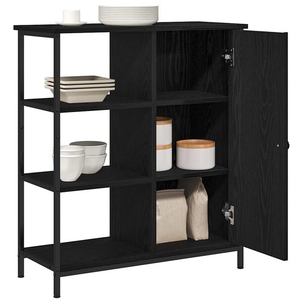 vidaXL Sivup&ouml;yt&auml; Musta tammi. 70 x 30 x 80 cm