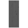 vidaXL Seinäkaapit 2 kpl harmaa 30x30x80 cm täysi mänty