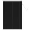 vidaXL Venezia-verho Musta 150 x 90 cm 25 mm Polyvinyylikloridi