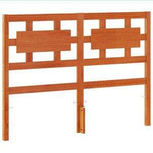 vidaXL S&auml;ngynp&auml;&auml;ty ruskea 135 cm t&auml;ysi m&auml;nty