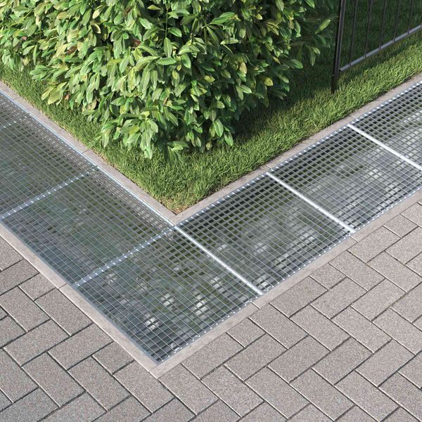 vidaXL Ritil&auml; Hopea 60 x 60 x 2 cm Kuuma-dipatut galvanisoitu ter&auml;s