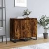 vidaXL Senkit 2 kpl savutammi 40x35x70 cm tekninen puu