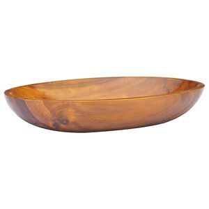 vidaXL Pesuallas t&auml;ysi tiikki 60x40x10 cm