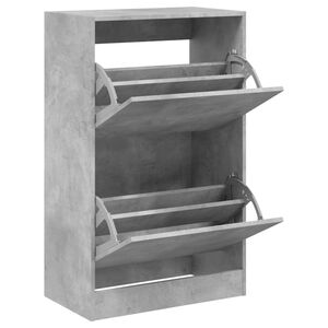 vidaXL Kenk&auml;kaappi betoninharmaa 60x34x96,5 cm tekninen puu