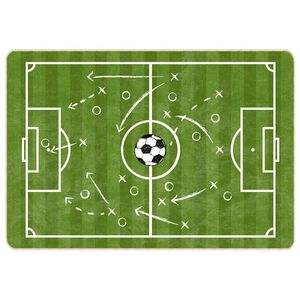 vidaXL Lasten matto vihre&auml; 160x230 cm jalkapallokentt&auml; luistamaton