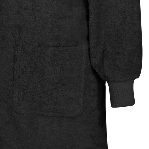 vidaXL Viltti-huppari KINN Musta L Puuvilla