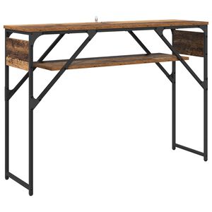vidaXL Konsolip&ouml;yt&auml; Vanha Puu Tekninen puu 105x30x75cm