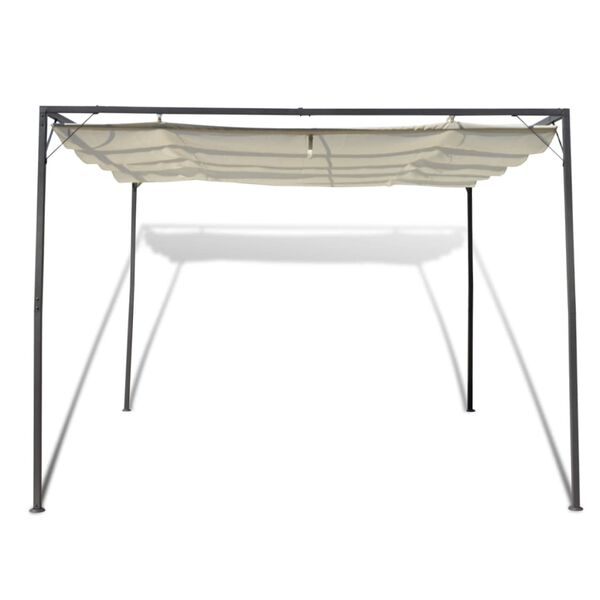 vidaXL Puutarhakatos rullattavalla kattokankaalla