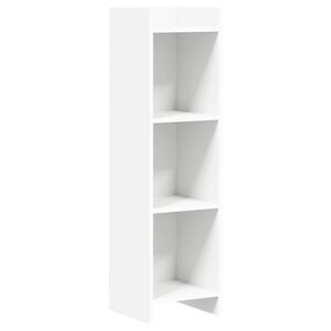 vidaXL Kirjahylly valkoinen 30 x 30 x 111 cm Tekninen puu