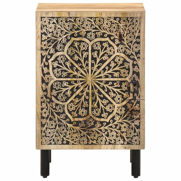 vidaXL Kylpyhuoneen kaappi 38x33x58 cm t&auml;ysi mangopuu