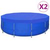 vidaXL Uima-altaan suojat 2 kpl PE py&ouml;re&auml; 540 cm 90 g/m&sup2;