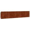 vidaXL Nurmikonreunukset 10 kpl 20x103 cm joustava Corten-ter&auml;s