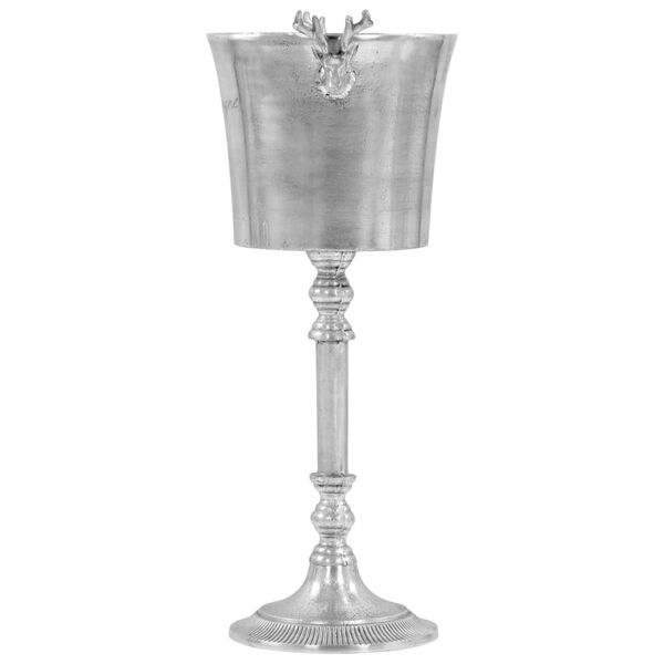 vidaXL Samppanjan jäähdytysastia alumiini 39x29x71 cm hopea