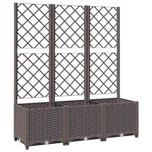 vidaXL Puutarha Ruskea 120 x 40 x 136 cm