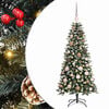 vidaXL Tekojoulukuusi Vihre&auml; 120 cm PVC, muovi ja ter&auml;s