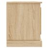 vidaXL TV-taso Sonoma-tammi 100x35,5x45 cm tekninen puu